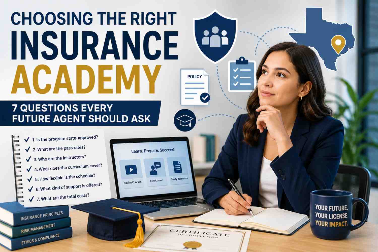 Choosing the Right Insurance Academy: 7 Questions Every Future Agent Should Ask