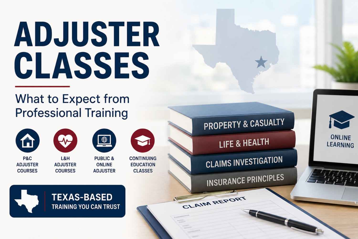 What to Expect From Adjuster Classes in Texas