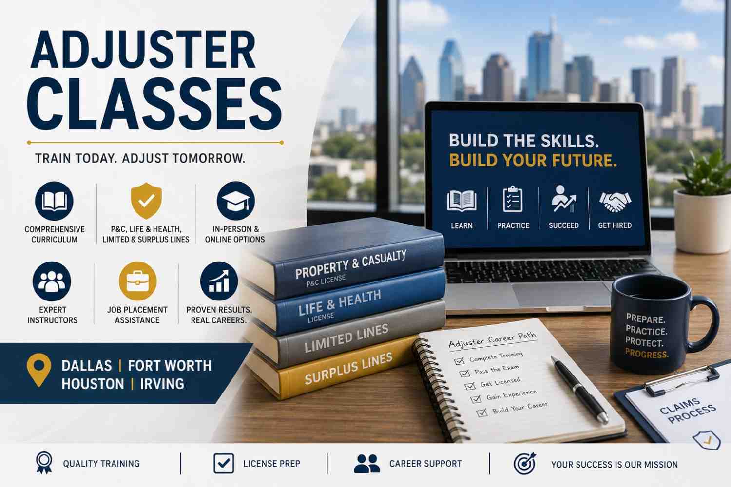 Adjuster Classes That Guarantee Career Success: What to Look For