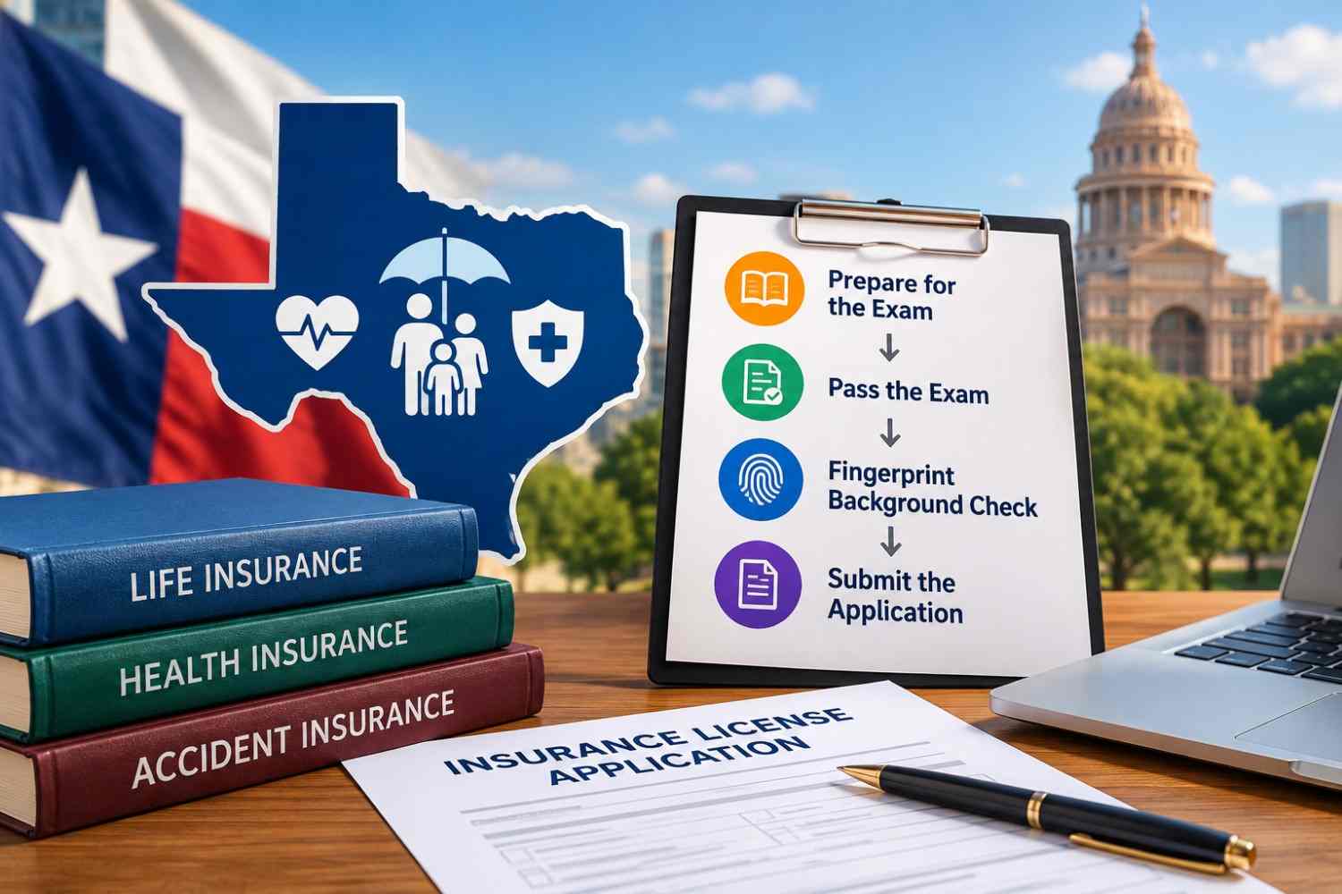 Accident and Health License in Texas: Exam and Application Steps