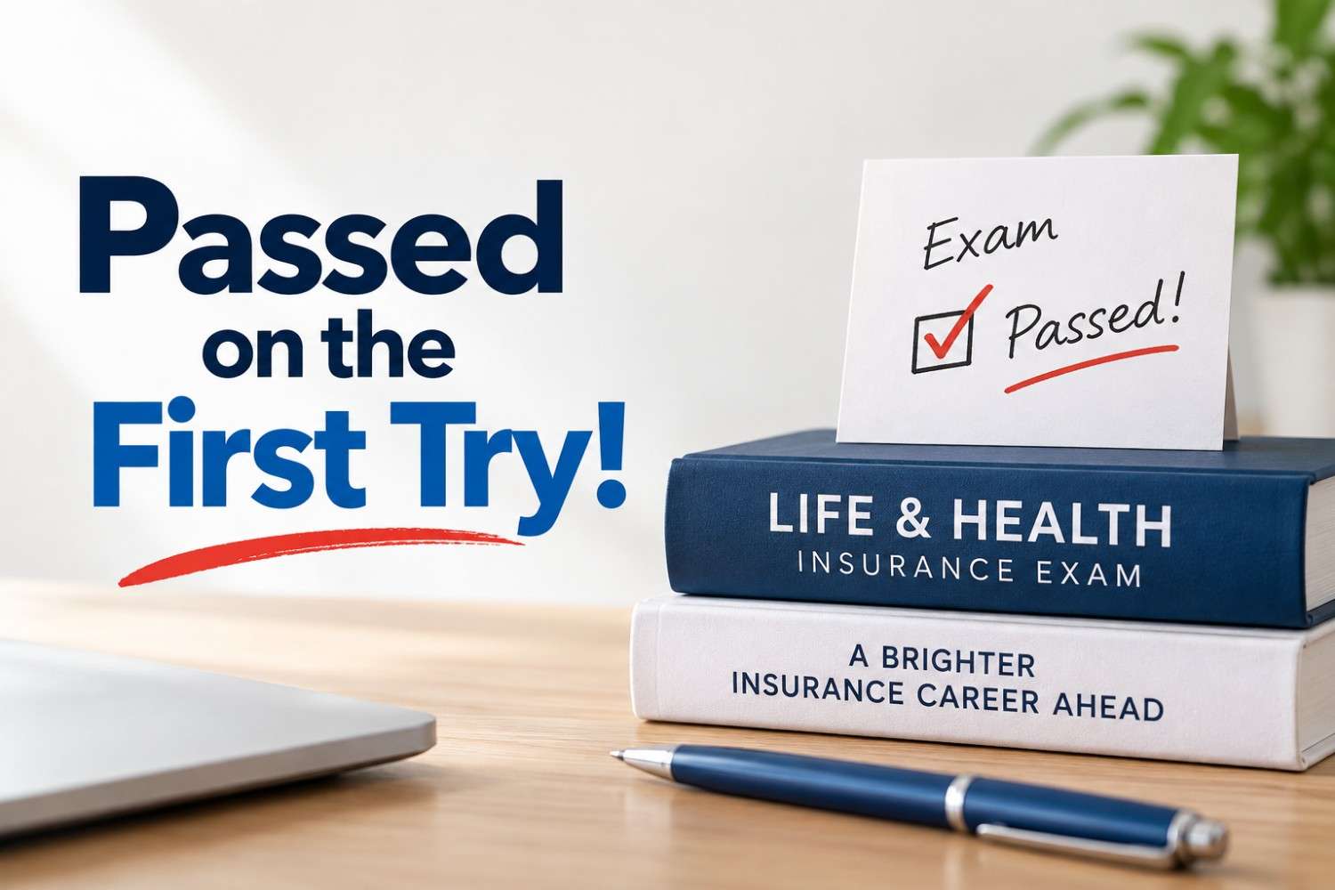 Anthony P. Passed His Life & Health Insurance Exam on the First Try